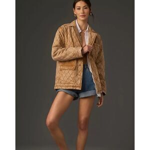 Anthropologie Young Fabulous & Broke Walker Quilted Shacket